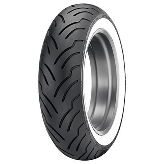 Dunlop American Elite Rear Motorcycle Tire MU85B-16 (77H) Wide White Wall Compatible With Harley-Davidson Softail Standard FXST 2020