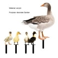 thumbnail image 3 of Duck Decor Realistic Life-like Ornamental Double-sided Printing Rustic Acrylic Garden Poultry Statue for Yard, 3 of 7