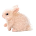thumbnail image 2 of Muñeco de conejo renacido, muñeco de animal, juguete cómodo, figura de conejo, juguete de simulación sensorial, juguete de conejo de silicona para, 2 of 9