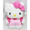 Plush Backpack - Hello Kitty - Pink Checker Pattern New Soft Doll Toys 67951