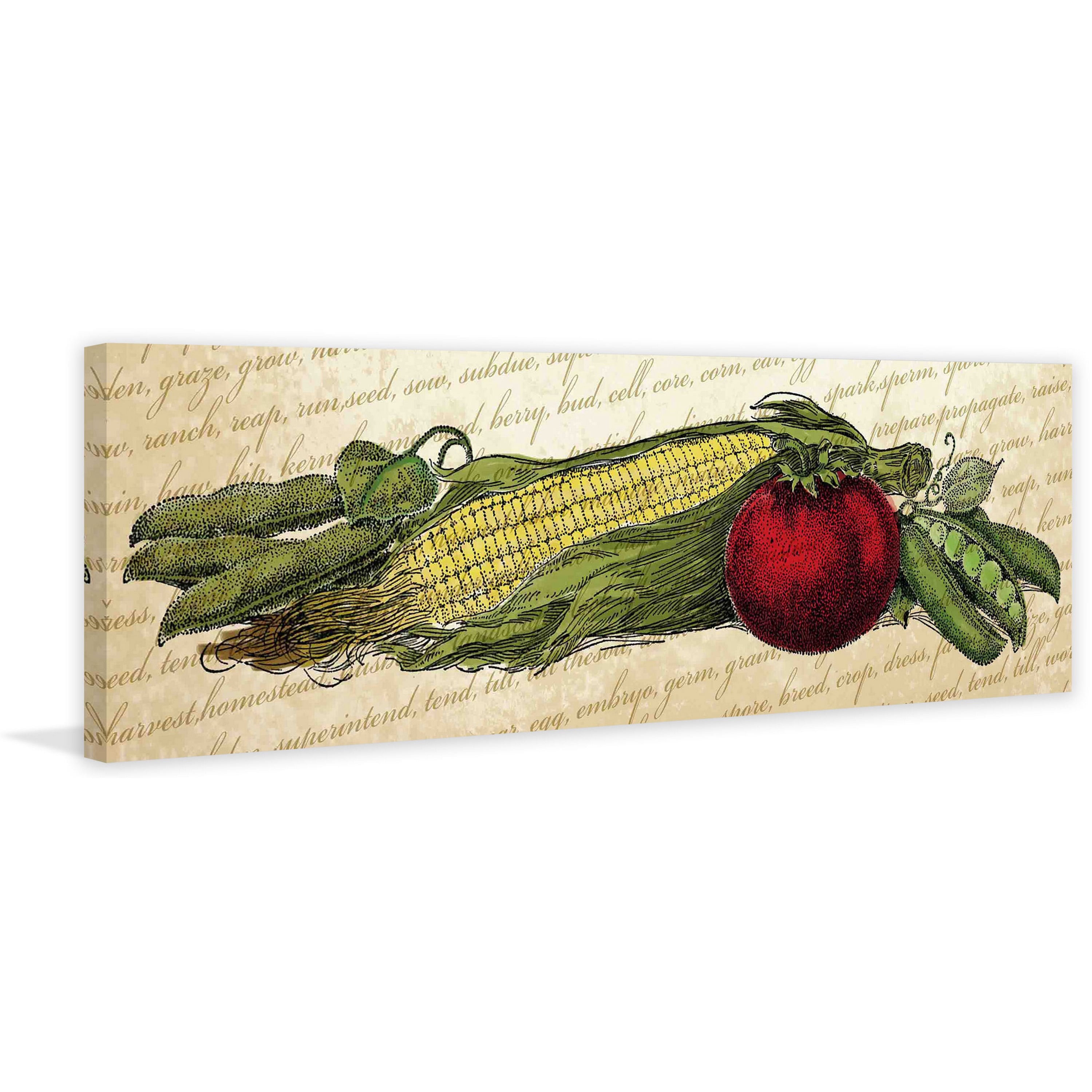 Marmont Hill "Fruit and Veg C" Painting Print on Canvas