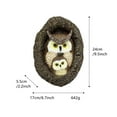 thumbnail image 3 of Resin Owl Tree Decor - Hand-Painted Garden Statue for Outdoor Wall & Fence Decoration, 3 of 7