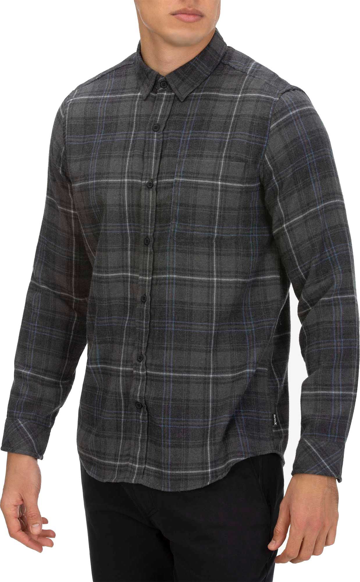 Hurley Hurley Men's Vedder Washed Long Sleeve Woven Shirt Walmart