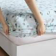 thumbnail image 5 of Elite Home Microfiber Coastal Bed Sheet Set, King, Oceanside Sand, 5 of 5