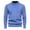 Blue, variant on Blekii Men's Western Knit Print Zip up Long Sleeve Sweatshirt - Casual Comfort Design, Cotton Polyester Blend - Perfect for Autumn Winter Warmth, Weekend Casual, Outdoor Activities,