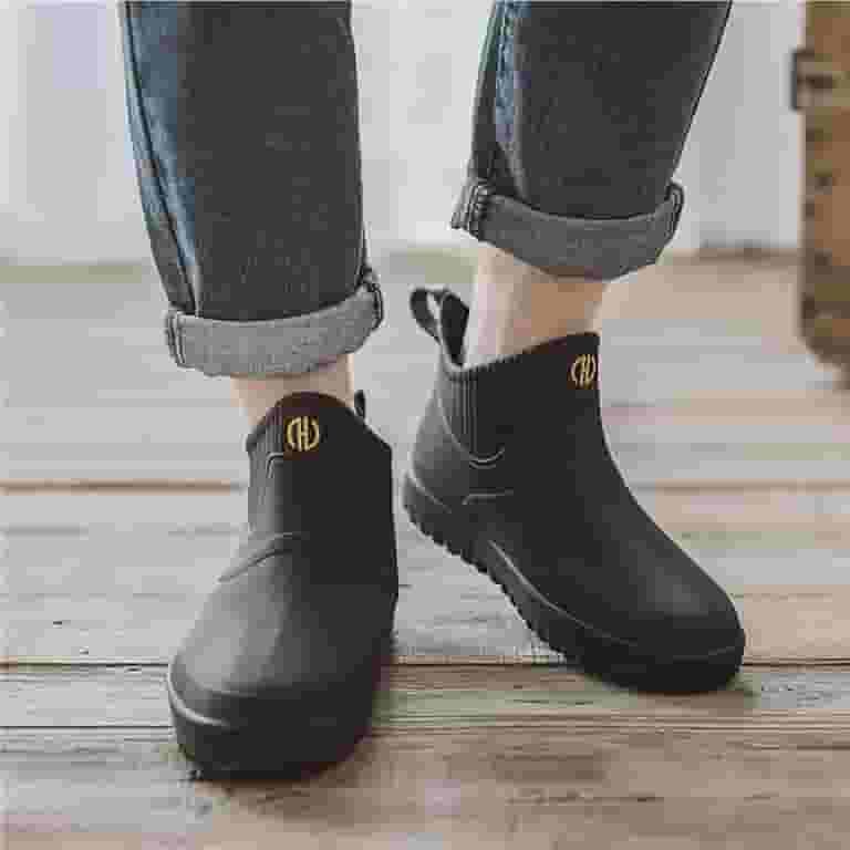 Mens Ankle Wellies Short Wellington Boots Mens Men's Play Short
