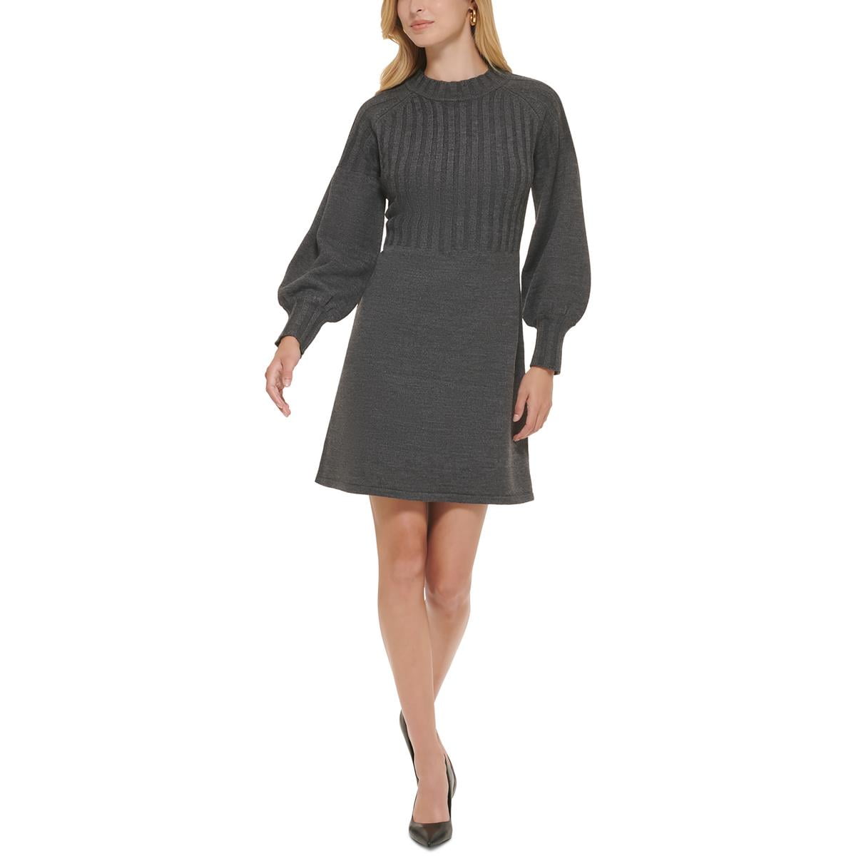 Sweaterdress Knit Womens Klein Calvin Midi