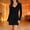 Black, variant on Elvqul Womens Dresses Summer Sleeveless Pullover Plain Tie Neck Ladies Midi Dresses Formal Black