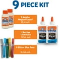 thumbnail image 3 of Elmer’s Slime Starter Kit, Clear School Glue, Glitter Glue Pens & Magical Liquid Activator Solution, 9 Count, 3 of 9