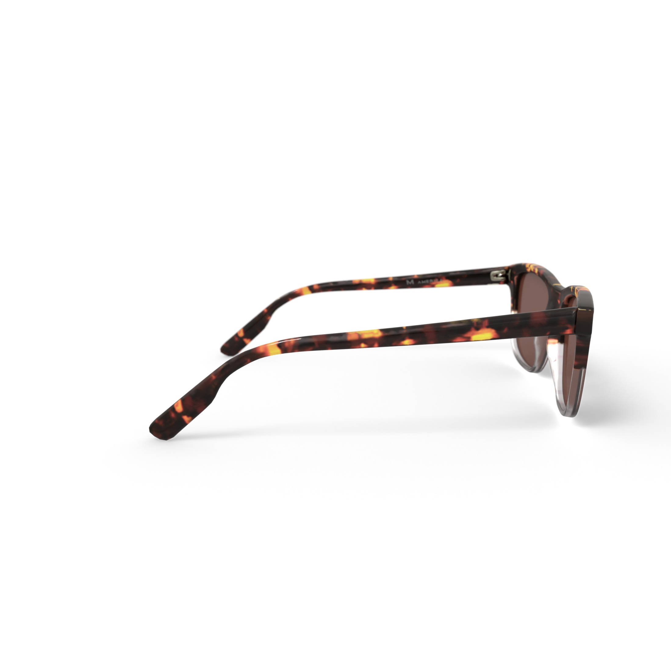 M aMerica Unisex, Rx'able Fashion Plastic, Sunglasses, Mu406Sttcry52,Tort Gradient Crystal, 52-21-140, 1 Pair