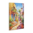 thumbnail image 4 of Stupell Industries Bright Mediterranean City Scenery Painting Gallery Wrapped Canvas Art Print Wall Art, 20 x 30, 4 of 8