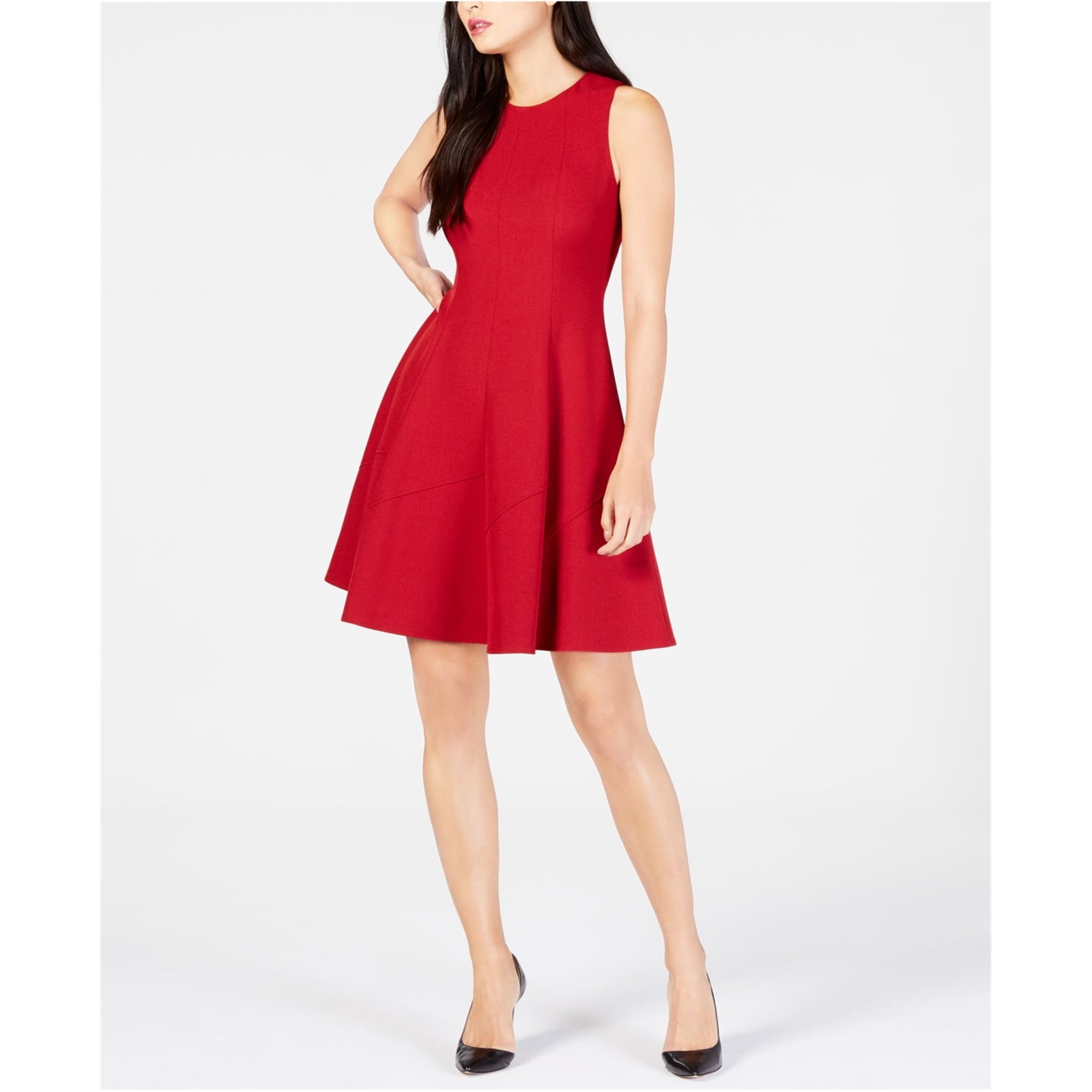 anne klein fit and flare dress