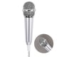 thumbnail image 3 of Matsuzay Micrófono de mano portátil Mini 3,5mm estéreo estudio micrófono de voz micrófono de Audio teléfono móvil inteligente accesorios de Teléfono y Comunicación plata, 3 of 6