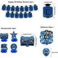 thumbnail image 3 of Graduation Decorations Blue Themed Set - Congrats Grad Banner, Class Of 2025 , Balloons & Streamers Kit - Complete Party Supplies For High School &, 3 of 5