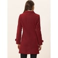 thumbnail image 4 of INSPIRE CHIC Chaqueta De Invierno Con Cuello Peter Pan Para Mujer Rojo XL, 4 of 6