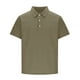 thumbnail image 5 of pstuiky Camisa de manga corta para hombre, Camiseta informal de manga corta con botones y solapa de color liso para hombre camisetas de hombre xxxxl, 5 of 5