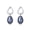 Black, variant on YAMI 9-10mm Baroque Freshwater Black Pearl Drop Earrings for Women, 925 Sterling Silver Cultured Pearls Dangle Earrings, Mother 's Day Jewelry Gift