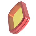 thumbnail image 2 of Camera Lens Diving Filter Underwater Dive Filters Resin Camera Lens Filter for Dji Osmopocket Yellow JSR‑3990‑17, 2 of 4
