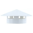 thumbnail image 5 of Pvc Roof Ventilation Grille Rain Cap Round Hood 75-160Mm Pipe Ventilation Cap 75Mm Smile Home, 5 of 8