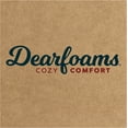 thumbnail image 7 of Dearfoams Royal Plush Reverse to Super Soft Sherpa Body Pillow, 20" x 48", Navy White Check, Polyester Fill, 7 of 7