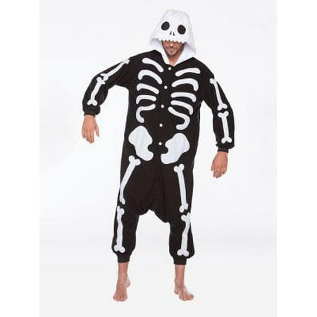 Halloween Wholesalers Scary Skeleton Costume - Black