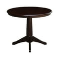 thumbnail image 4 of 36" Round Pedestal Dining Table - Mocha, 4 of 7