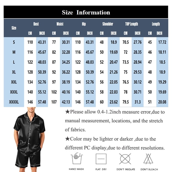 FGVCTG Pajamas for Men Halloween Ghost Starry Sky Print Silk Satin Button down 2 Pieces Summer Loungewear Sleep Pjs Set with Pockets Yellow M