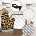 thumbnail image 3 of Brown Leopard Print Oven Mitts Pot Holders Set of 2, Kitchen Heat Resistant Hot Pads for Women Men Cooking BBQ Baking, 3 of 6