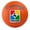 Orange, variant on Cannon Sports 4 Square Playground Balls - 8 5 Inch - for Kickball Handball Dodgeball (Yellow)