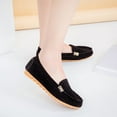 thumbnail image 4 of Puntoco Flat Shoes for Women Clearanc Women'S Casual Sleeve Single Shoes Beef Tendon Bottom Flat Pregnant Women Nurse Shoes Black 5.5(36), 4 of 4