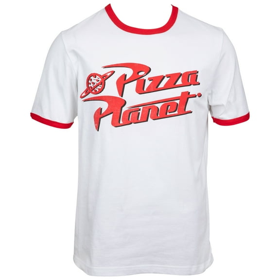 Disney Pizza Planet Adult Ringer Tee Shirt, XS-XL (Unisex)