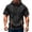 Black, variant on Short Sleeve Hoodies for Men Summer Fall Drawstring Loose Hooded Sweatshirt with Pockets Casual Zip Up Jacket Outerwear