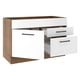 thumbnail image 4 of Mueble de Cocina Para Tarja Madesa Agata 1 Puerta y 2 Cajones Marrón Blanco, 4 of 5
