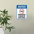 thumbnail image 3 of Portrait Round Plus Aviso Prohibido Fumar En Esta Zona Wall or Door Sign | Spanish Construction Area Signs - Small, 3 of 9