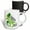 Multicolor, variant on 3drose, St Patricks Day Lucky Saurus Red Irish Dinosaur Illustration, 11oz Two-tone Yellow Mug