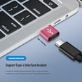 thumbnail image 3 of 2x Adaptador USB 3.1 Tipo C A 3.0 Datos+Carga () Rosa, 3 of 8