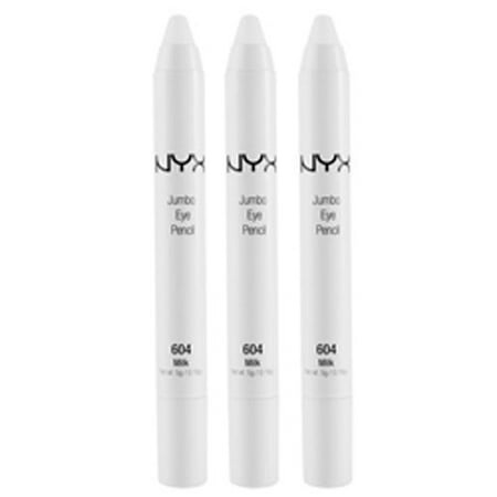 NYX Jumbo Eye Pencil 604 Milk 3pack Walmart