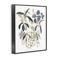 thumbnail image 2 of Stupell Industries Eclectic Blue & Yellow Plant Impressions Black Framed Giclee Art, 11 x 14, by Krinlox, 2 of 7