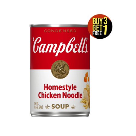 Homestyle Chicken Noodle Soup, 10.5 oz Can ( Buy 3 Get 1 Free )