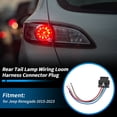 thumbnail image 3 of Unique Bargains No.68406157AA Arnés de luz trasera para Jeep Renegade 2015-2023 Conector de arnés de cableado de luz trasera de 6 pines 5.4, 3 of 7