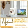 thumbnail image 5 of Threns Art Painting Easel for Table Top Floor Compact Strong Load Bearing Metal Small Easel Stand for Displaying Book Photo Wedding Sign Art Photograph, 5 of 10