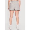thumbnail image 4 of Women's Striped Tie Waist Belted Shorts, 4 of 4