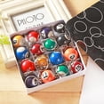 thumbnail image 5 of 16pc/Box Simulated Billiard Key Chain Simulated Billiard Billiard Registration Bil Personality Fashion S6D2 Fob Mini Jewelry Key, 5 of 6
