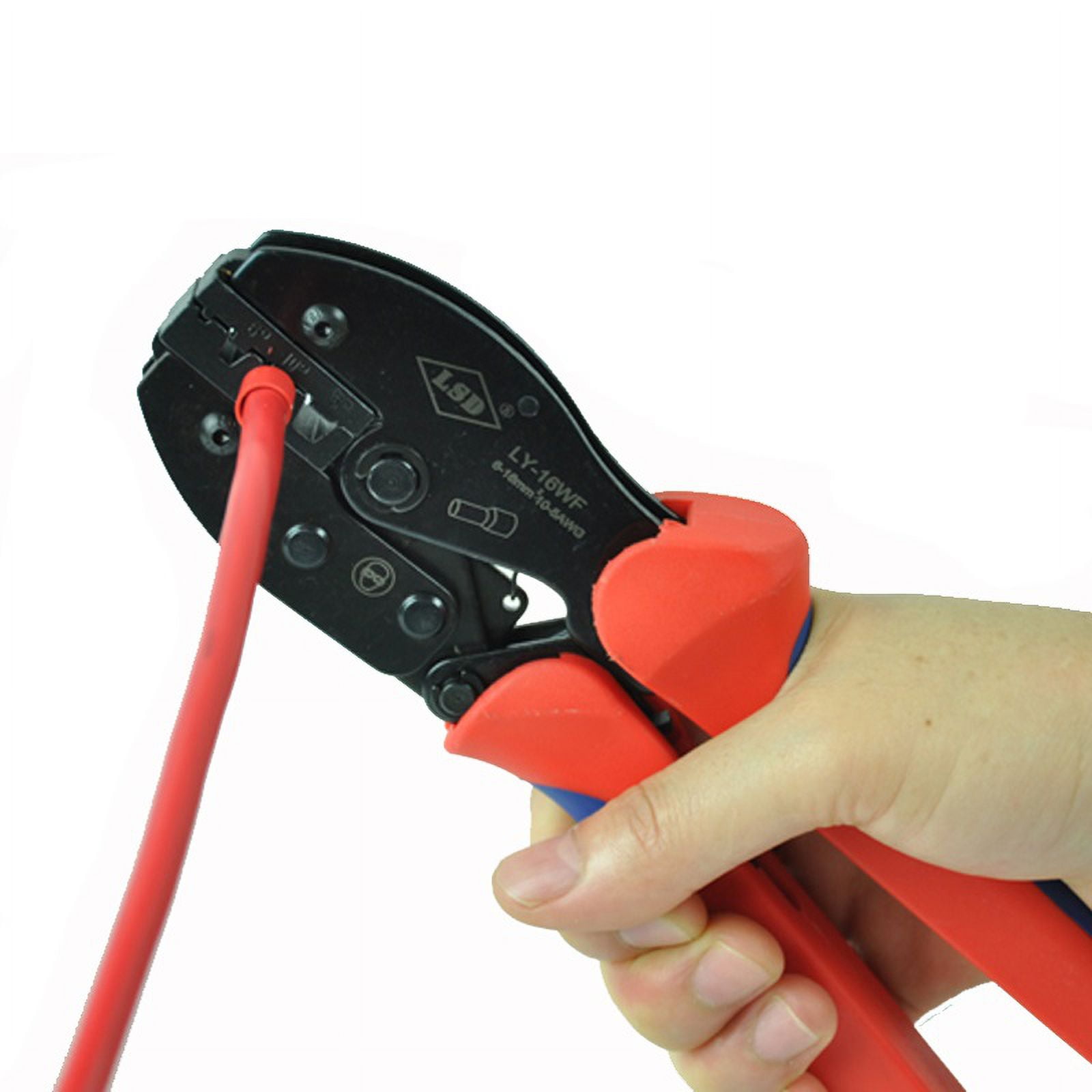 Crimping pliers Manual Electrician Special ,Applies to 6-16mm² Coaxial Cable Line Crimping Tool ,Durability That Lasts