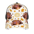 thumbnail image 2 of Picia Fall Turkey Pattern Trucker Hat,Baseball Cap,Sun Protection Cap,Stylish Headwear,Leisure Cap,Outdoor Sports Cap, 2 of 7
