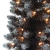 thumbnail image 4 of 3 ft Pre-lit Black Tree 97 Tips 50 UL Clear Incandescent Lights Burlap Base, 4 of 4