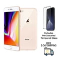 thumbnail image 1 of Refurbished Apple iPhone 8 A1863 (Fully Unlocked) 64GB Gold (Grade A+) w/ Pre-Installed Tempered Glass, 1 of 5