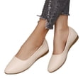 thumbnail image 2 of YOUYEDIAN Loafers for Women Pointed Toe Slip On Comfy Fashion Low Heel Versatile Flats Casual Outdoor Walking Shoes, 2 of 5