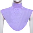 thumbnail image 1 of Camisa con cuello falso, bufanda con cuello falso, modal OM402, diseño elegante, fácil de usar, 1 of 6
