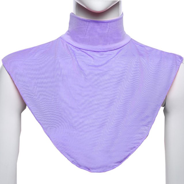 Camisa con cuello falso, bufanda con cuello falso, modal OM402, diseño elegante, fácil de usar